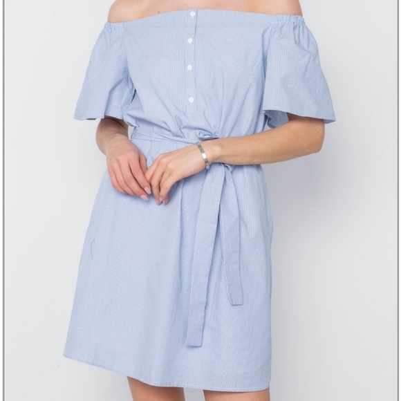 FEW LEFT ❗COLLECTIVE  CONCEPTS Pinstripes Dress - Picture 6 of 6